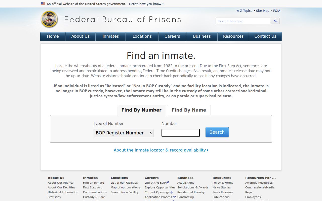 Carbon County arrest history federal custody locator comparison